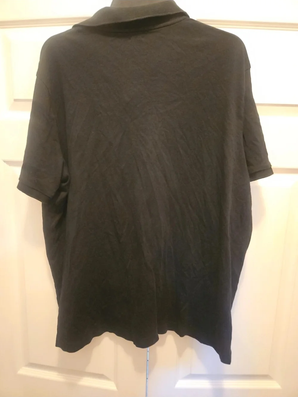 Ralph Lauren Black Polo Shirt with Embroidered Pony